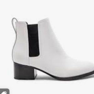 Rag & Bone white Walker boots